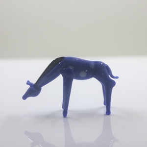 キリン置物環境にやさしい光沢のあるシックなガラス福祉ギフト用の新しいスタイルのクラフト装飾 - Product Image 2