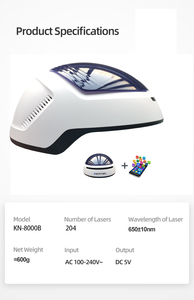 Casque de croissance capillaire à laser diode LLLT Kernel KN-8000B, casque laser pour <span class=keywords><strong>la</strong></span> croissance des cheveux, pour l'alopécie, <span class=keywords><strong>Rogaine</strong></span> - Product Image 2