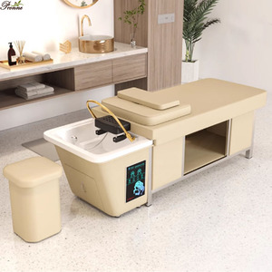 Haut <span class=keywords><strong>de</strong></span> gamme Salon <span class=keywords><strong>de</strong></span> beauté coiffure dédié Intelligent Full Gold Thai Shampooing Massage Tête <span class=keywords><strong>de</strong></span> <span class=keywords><strong>lit</strong></span> Spa Cascade - Product Image 4