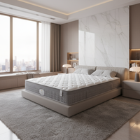 Matelas à ressorts en mousse haute résilience Jiabaijia certifié OEM ODM, approvisionnement en gros, économique pour l'ameublement hôtelier