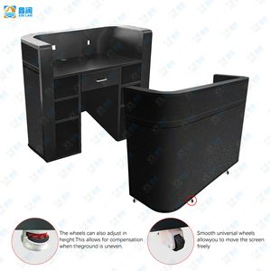 Stand per <span class=keywords><strong>DJ</strong></span> con Schermo LED Curvo Mobile, Tavolo Portatile Professionale, Console <span class=keywords><strong>DJ</strong></span>, Podio, Parete Video, <span class=keywords><strong>TV</strong></span> - Product Image 3