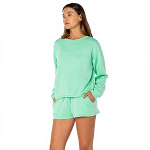 Conjunto de Shorts y Camiseta Deportiva para Mujer, al por Mayor, Personalizado, Cuello Redondo, Dos Piezas, Informal, Verano, Ropa Deportiva, Gimnasio, Fitness, Running, Streetwear, Moda - Product Image 2