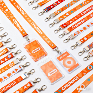 Custom Eco-friendly School Lunch Cooler Neoprene Insulation Custom Printed Hard Attachment Clip Hook Other Lanyard