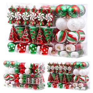 Bola de Navidad duradera de alta calidad de nuevo diseño de fábrica al por mayor, bolas impermeables para árbol de Navidad - Product Image 1