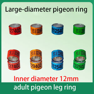 Groothandel Volwassen Duivenring Aluminium Met Plastic <span class=keywords><strong>Homing</strong></span> Vogel <span class=keywords><strong>Ring</strong></span> 12Mm Race Duiven Ringen - Product Image 2
