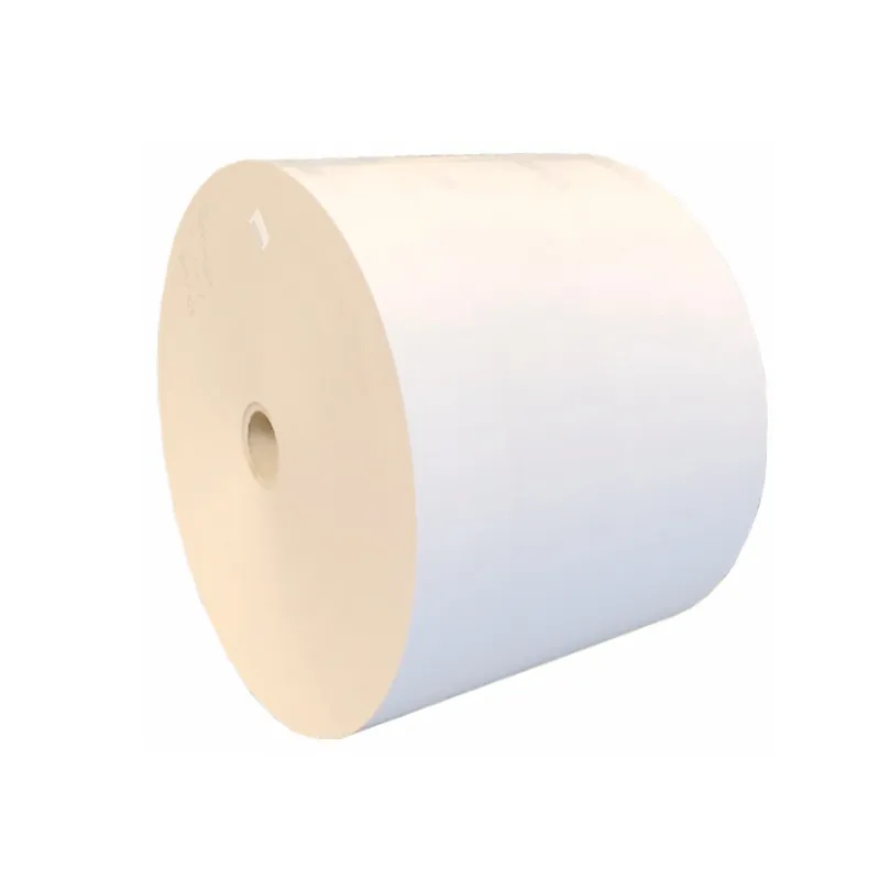 Papel de rolo de deslocamento, venda quente de 70g 80g, papel branco de impressão sem madeira