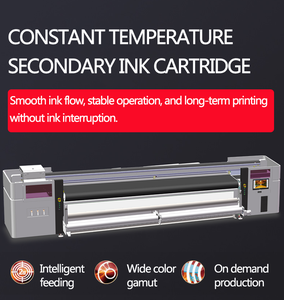 Yotta R5000 Imprimante automatique rouleau à rouleau UV grand format 5m motif de tapis en vinyle auto-adhésif tête d'impression Ricoh encre UV - Product Image 2