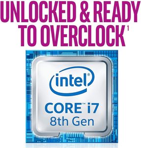 Processeur de bureau Core i7-8700K, 6 cœurs, 3,7 GHz, débloqué, LGA1151, série 300, 95 W, 12 Mo, prise en charge 64 bits, nouveau, en vrac, socket LGA1151 P - Product Image 5