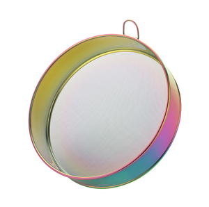 <span class=keywords><strong>Tamis</strong></span> à farine en acier inoxydable, <span class=keywords><strong>tamis</strong></span> à mailles fines pour la pâtisserie, pour faire des gâteaux et du pain - Product Image 3