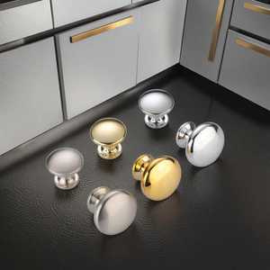 GQK Tiradores Redondos de Metal Zamak en Níquel Satinado Negro para Puertas de Armario y Cajones, Accesorios para Muebles - Product Image 3
