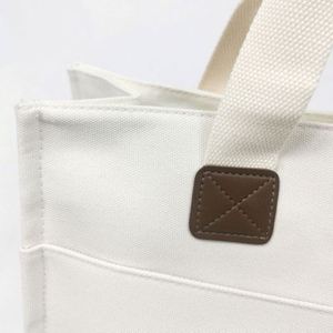 Square 16Oz Heavy Duty Two Pack Option <b>Sling</b> <b>Shoulder</b> Tote Canvas Shopping Bag Women Handbags - Product Image 3