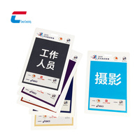 Credenciales de PVC Personalizadas para Eventos VIP, Tarjetas de Membresía RFID, Tarjetas de Identificación Impermeables para Negocios, Chip LF/HF, Frecuencia de 13.56MHz