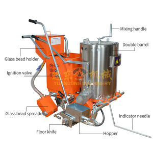 10-20cm đường đánh dấu Phễu Phụ kiện tay đẩy ngựa vằn qua đường nhựa nhiệt dẻo đường đánh dấu máy sơn - Product Image 4