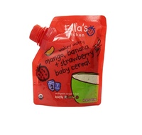 Sachets Doypack à bec verseur en feuille d'aluminium argentée haute barrière de 500 ml et 1000 ml pour l'emballage de liquides et de compléments alimentaires