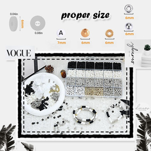 Polymer <b>Clay</b> Beads DIY Jewelry Making Kit 2340pcs Round Letter Number Charms Bracelet Accessories <b>Set</b> - Product Image 3