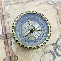 Ensemble de dés en métal 7-en-1 avec roulette double et boule rotative, dés de carrousel pour DND