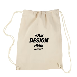 Sac à cordon en toile durable, production personnalisée pour la vente au détail de la mode et l'utilisation utilitaire - Product Image 1