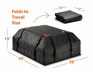 Échantillon gratuit OEM Sac de transport de toit de voiture de haute qualité à vente chaude avec une capacité durable et importante Sac de toit de voiture - Product Image 3