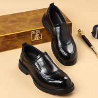 Chaussures en Cuir Véritable Respirantes Anti-Odeur Antidérapantes avec Doublure en Maille Rétro Tendance Mode Amortissantes Automne Printemps