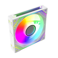 Ventilateur modulaire Teucer JM-2 120 mm pour boîtier PC de bureau, refroidissement silencieux, ARGB, montage sans câble, roulement fluide intelligent