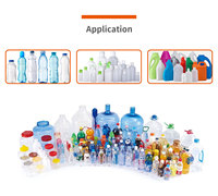 Machine de soufflage de bouteilles PET semi-automatique avec contrôle PLC pour bouteilles d'eau, haute efficacité, conception durable, nouvelle usine
