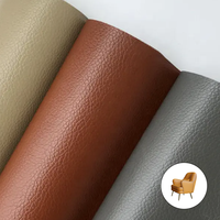 Tissu en daim microfibre non tissé 0.45-1.8mm cuir synthétique pour canapé et siège de voiture