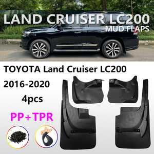 Guardabarros para Land Cruiser LC200 70x34cm, Negros, Deflectores de Neumáticos - Product Image 2