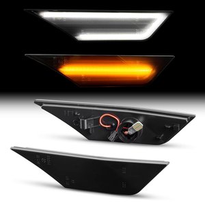 Luce di Segnalazione Laterale LED per Parafango Anteriore, DRL per Honda Civic 10GEN 2016-2019, Indicatore di Direzione Bicolore Commutabile - Product Image 4