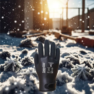 Gant enduit de caoutchouc naturel de vente chaude gants thermiques en tricot gants imperméables industriels - Product Image 3