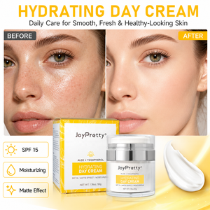 Crema Hidratante de Día OEM <span class=keywords><strong>con</strong></span> SPF 15, Marca Privada, Crema Hidratante Ligera, Crema Facial Hidratante Mate para Todo Tipo de Piel - Product Image 1
