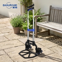 Chariot d'escalade portable en aluminium à six roues, pliable, le plus vendu pour usage industriel, OEM GS
