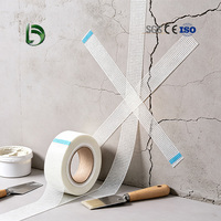 Bande adhésive pour joints et coutures de cloisons sèches, en fibre de verre, pour le remplissage des fissures, la prévention des fissures et la réparation des murs