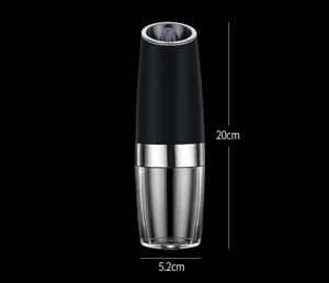Gravity Induction Electric Pepper Grinder Set Stainless Steel Automatic Salt Mill Adjustable Coarseness Kitchen <strong>Spice</strong> Grinder - Product Image 6