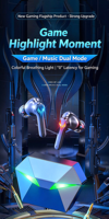 Nouveau modèle 2026 intra-auriculaire pour annulation active du bruit (ANC), mode de jeu à faible latence, qualité d'appel HD, son haute fidélité longue durée