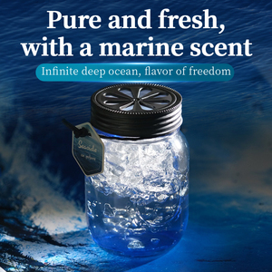 Perfume en Gel Carmate Ocean Flavor en Botella de Vidrio, Aroma Duradero, Desodorante con Fragancia Natural, 130 ml, Diseño Brisa Marina, 3 Años - Product Image 3
