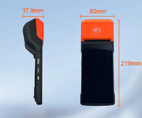 Terminal de point de vente portable Android 14 de 5,5 pouces avec écran tactile, imprimante thermique 58 mm, NFC, Wi-Fi pour la lecture de codes 1D/2D, en stock