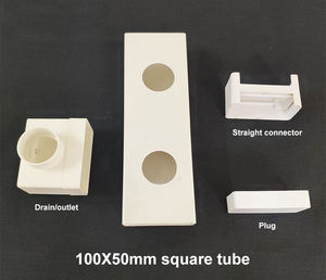 <span class=keywords><strong>75</strong></span>*50 100*50 110*50 tapa de extremo de enchufe codo recto PP blanco negro a través de canal de crecimiento para invernadero cultivo hidropónico S - Product Image 5