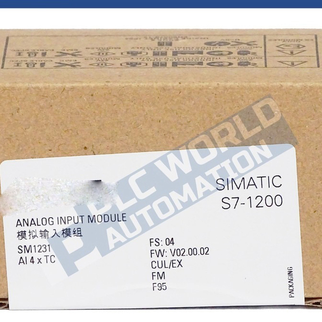 Plc Suitable for 6es7231-5qd32-wbr0xb0 S7-1200 Sm1231 Analog Input Module, Tc, New Sealed for Industrial Use