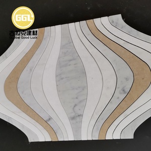 Mosaïque <span class=keywords><strong>de</strong></span> pierre découpée au jet d'eau pour salons <span class=keywords><strong>de</strong></span> thé <span class=keywords><strong>de</strong></span> luxe et halls d'hôtels <span class=keywords><strong>de</strong></span> charme - Product Image 2