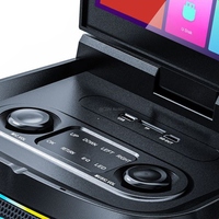 CSN-24818 8 Zoll Tragbarer Karaoke-Lautsprecher mit Touchscreen Kabelloser Party-Lautsprecher RGB LED-Lichter