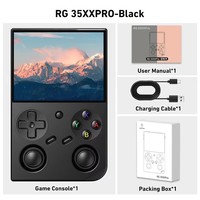 Consola de Juegos Portátil Anbernic RG35XX Pro, Pantalla IPS de 3.5 Pulgadas, Linux de 64 Bits, 3200 mAh, RG35XX Pro WIFI, Reproductor de Videojuegos Retro