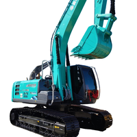 Excavatrice sur chenilles Hitachi ZX200 ZX200-5A d'occasion, 20 tonnes, moteur japonais d'origine, matériel de construction