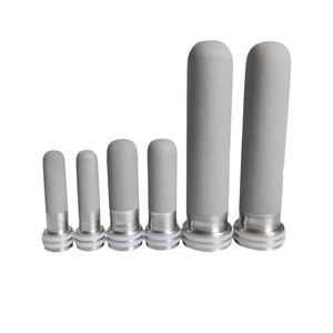 ODM OEM 0,2 Micron Cartucho de filtro de cilindro de polvo de titanio resistente a altas temperaturas Filtro de metal sinterizado Tratamiento de agua - Product Image 1
