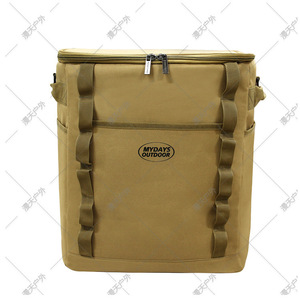 Insulated Camping Cooler Bag 40L Waterproof Rectangle Khaki Outdoor Picnic Travel Ice Pack Storage - Product Image 4