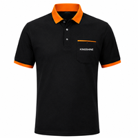 Polo respirant en CVC pour le travail, à manches courtes, col classique, personnalisable avec logo, uniforme de restaurant, vente en gros