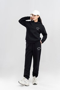Sudaderas y pantalones de chándal para mujer, conjunto de sudadera y Jogger en blanco de alta calidad para mujer - Product Image 4