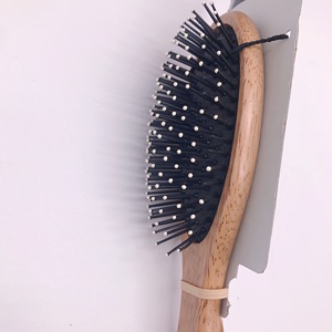 <span class=keywords><strong>Parsa</strong></span> Handheld Detangle Hair Brush Ecológico Cepillo de paleta de madera Cerdas de jabalí Diseño compacto de nailon para uso en salón Estilo láser - Product Image 3