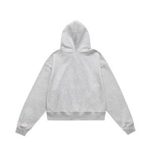 H5525 Fournisseur Fabricant Vente en Gros Personnalisée Sweat-shirts à Capuche Unisexe en Molleton Bouclette 100% Coton 350 g/m² pour Hommes et Femmes - Product Image 6