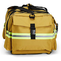 Grand sac d'équipement de pompiers imperméable et ignifuge personnalisé pour pompier avec bandoulière