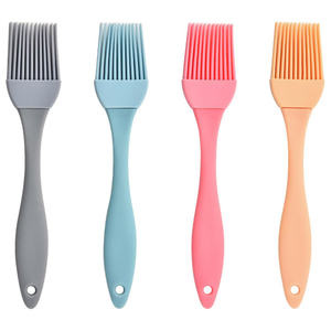 Pinceau de cuisine en silicone avec manche en PP de 6,5 pouces pour barbecue, pâtisserie, huile, beurre, sauces, marinades - Product Image 1